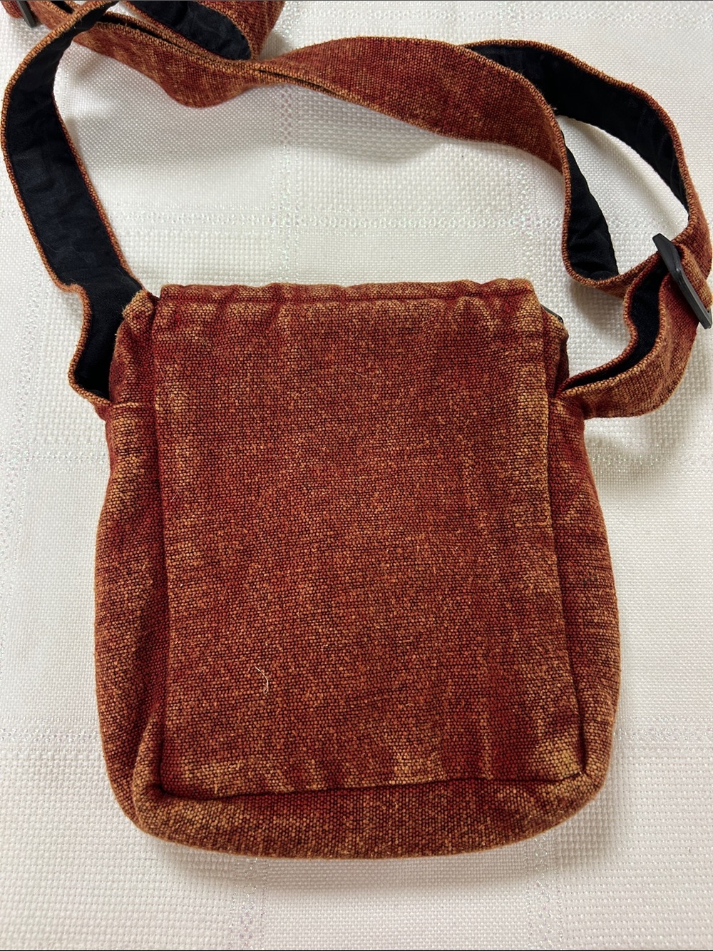 Bohemian Embroidered Crossbody Bag in Rust image 4